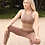 Thumbnail: Seamless Python Pattern Leggings & Sports Bra Set- Coffee
